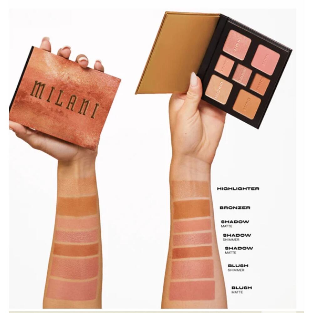 MILANI Volume 110 Light to Medium All Inclusive Eye, Cheek, & Face Palette -NEW - Picture 3 of 6